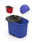 CUBO con ruedas y escurrefacill 16L